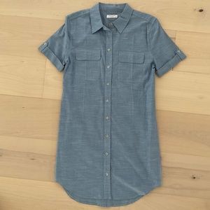 Eqipment Chambray Shirt Dress in Size Small